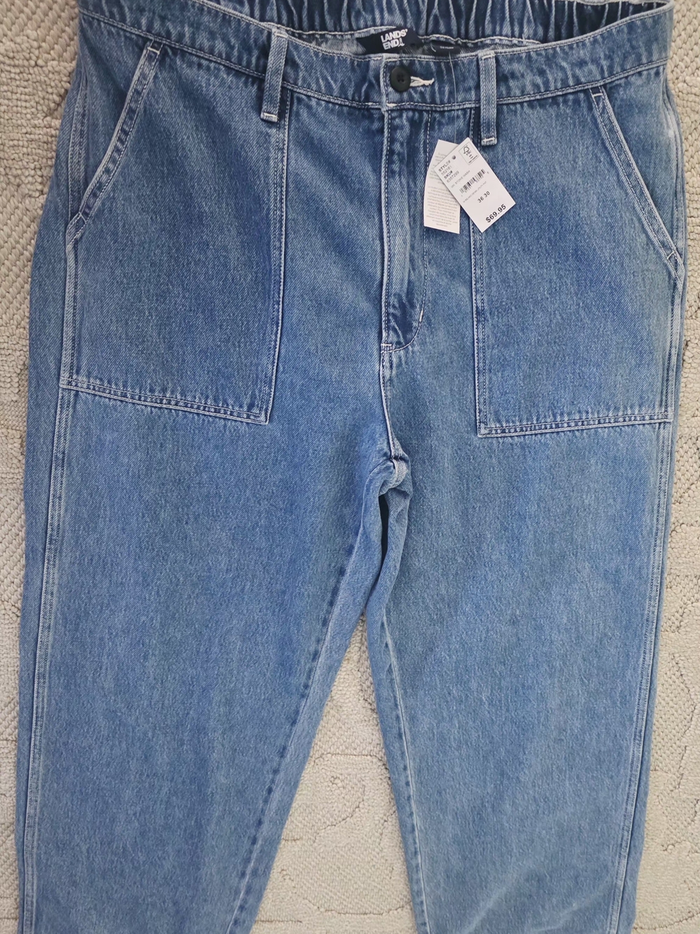 Lands' End Light Blue Denim Jeans